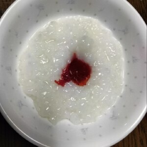 冷凍ご飯から梅おかゆ